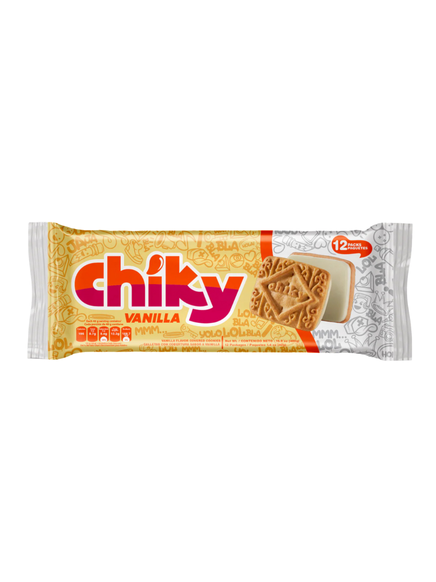 Chiky Galletas sabor Vainilla 