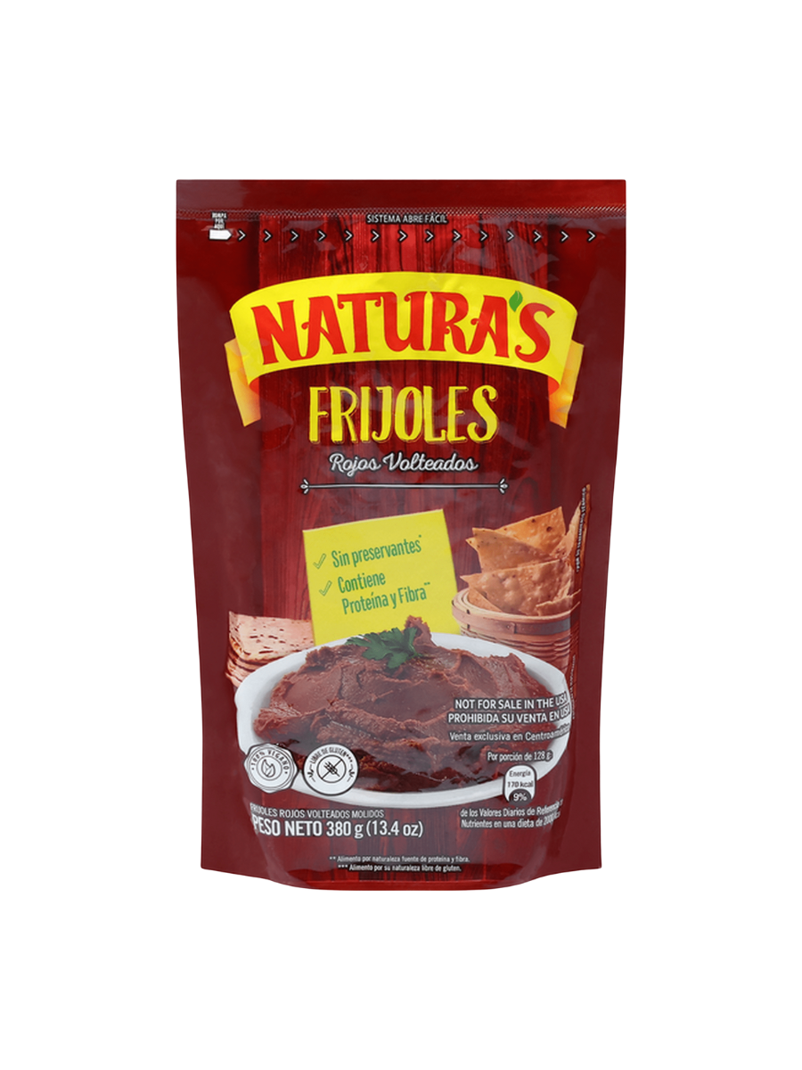 Natura Frijoles Rojos Volteados 380g