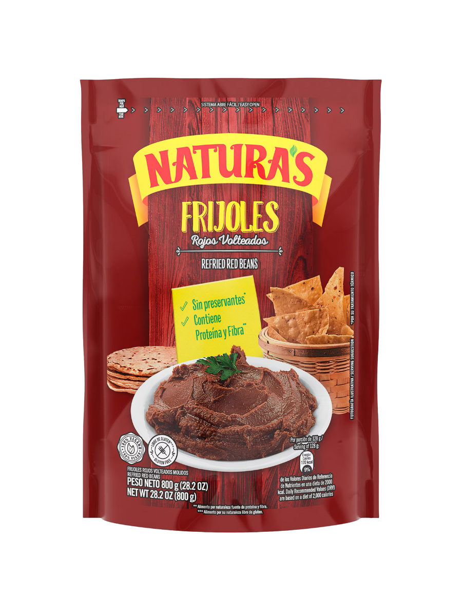 Natura Frijoles Rojos Volteados 750g