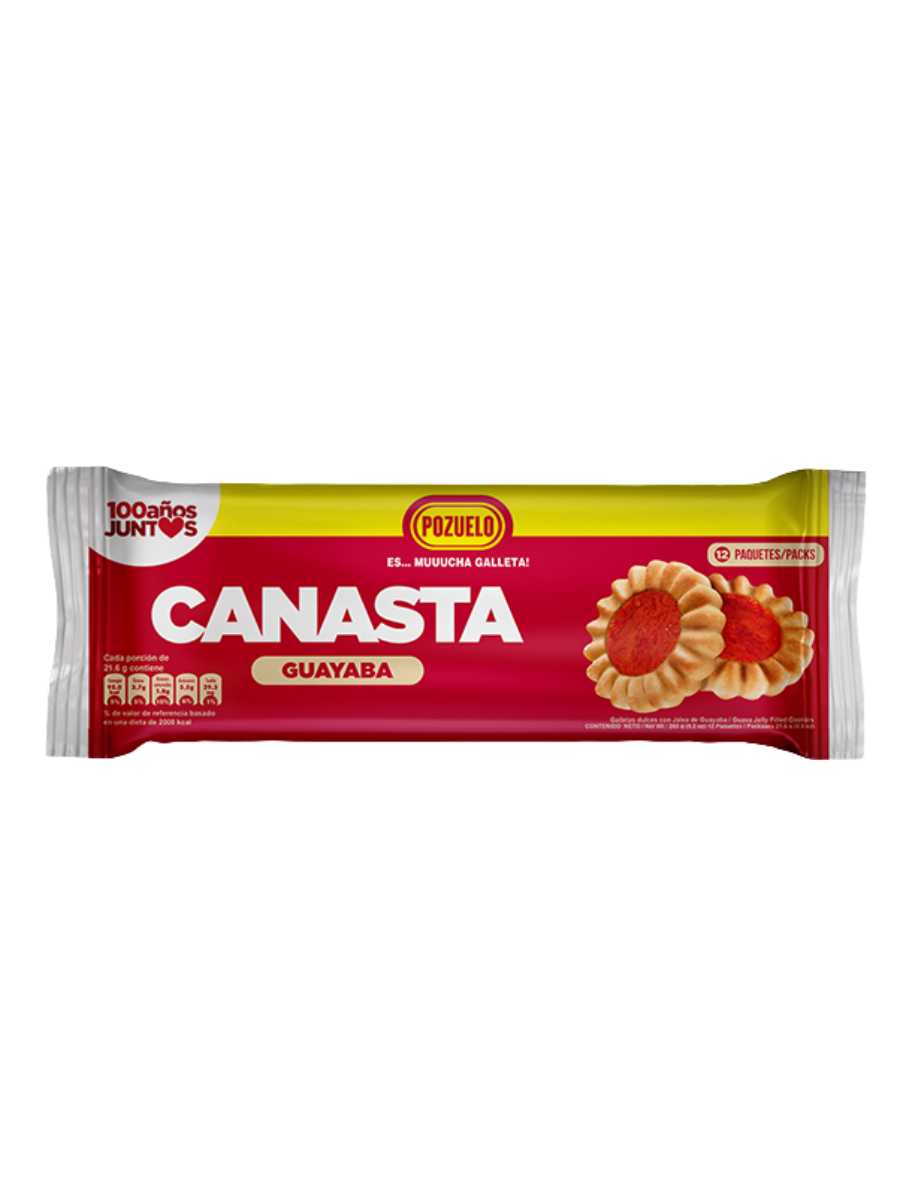 Pozvelo Canasta Guayaba Galletas 